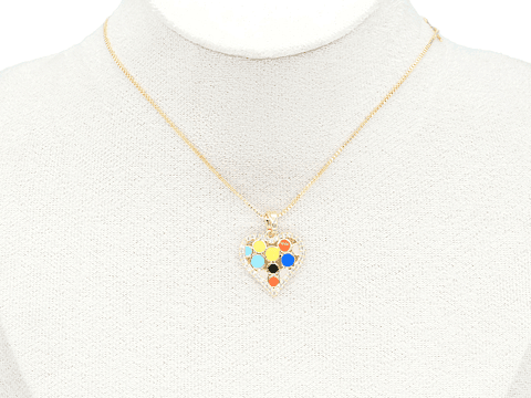 RODIO DORADO DIJE CORAZON 18*18MM