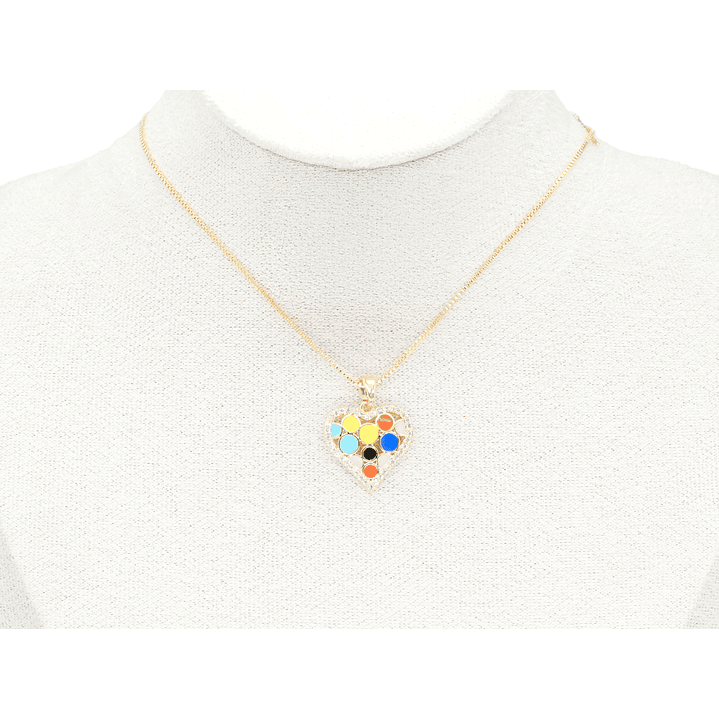 RODIO DORADO DIJE CORAZON 18*18MM 2