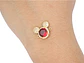 RODIO DORADO CENTRO MICKEY MAUSE ZIRCON 15*14MM - thumbnail 2