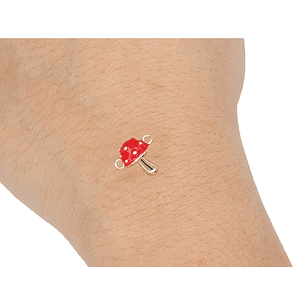 RODIO DORADO CENTRO HONGO 8*13MM