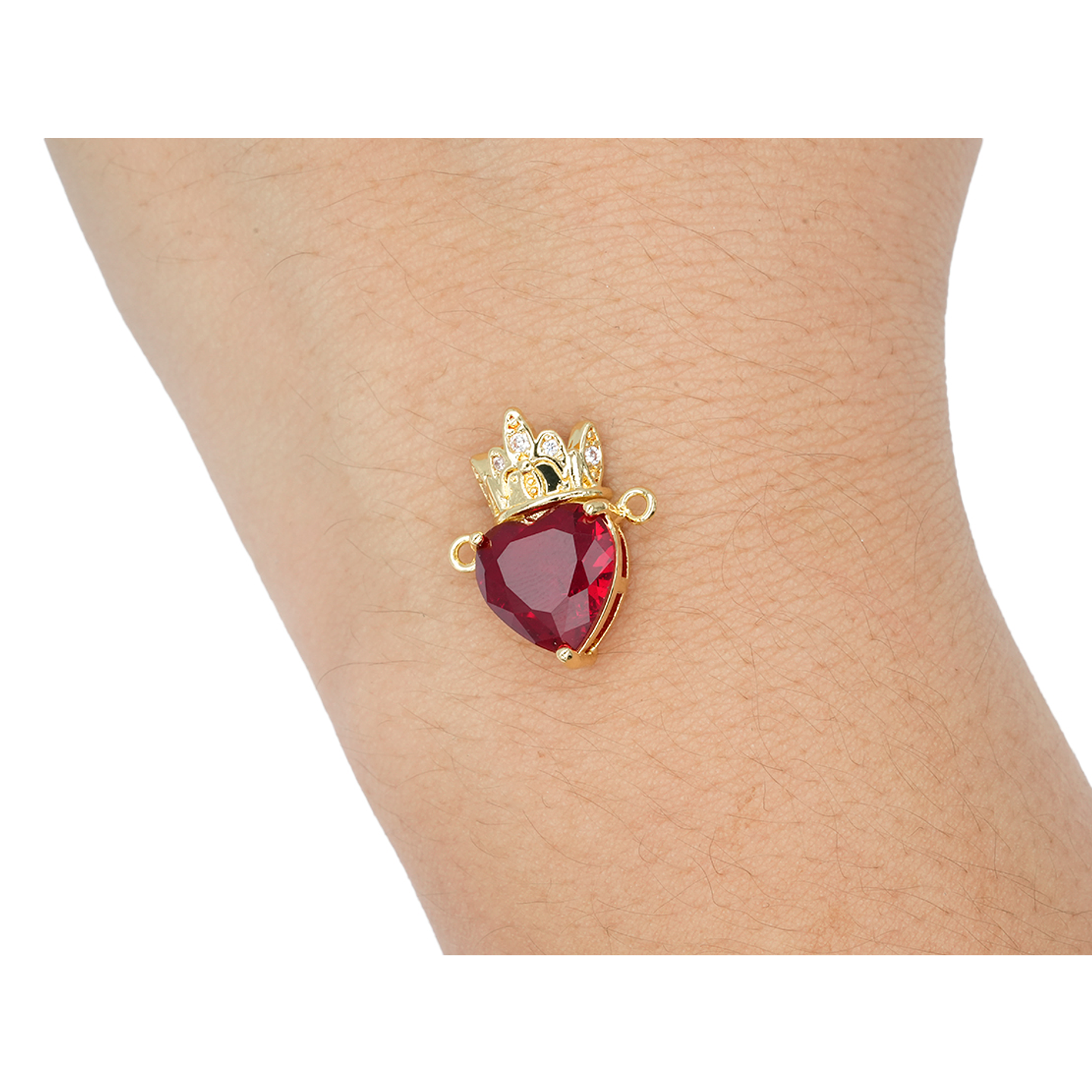 RODIO DORADO CENTRO SAGRADO CORAZON DE JESUS CORONA 10*20MM 2