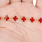 ACERO DORADO CADENA VAN CLEEF ROJO 11MM - thumbnail 2