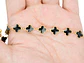 ACERO DORADO CADENA VAN CLEEF NEGRO 11MM - thumbnail 2
