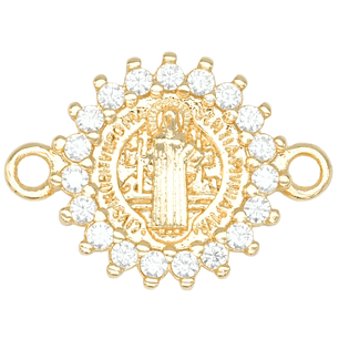 RODIO DORADO CENTRO SAN BENITO ZIRCON 14MM