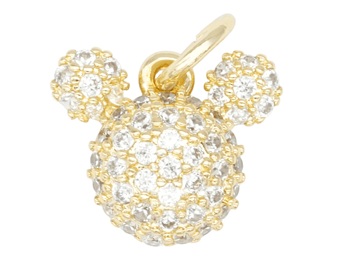 RODIO DORADO DIJE MICKEY MOUSE 10*12MM