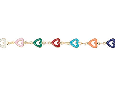 RODIO DORADO CADENA CORAZON MIX 7*12MM
