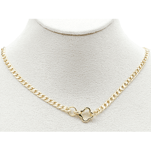 RODIO DORADO CADENA CARTIER 6*4MM POR 45CM