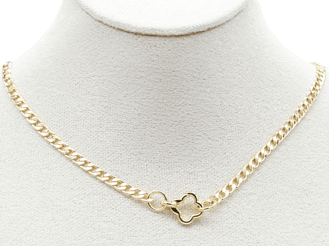 RODIO DORADO CADENA CARTIER 6*4MM POR 45CM