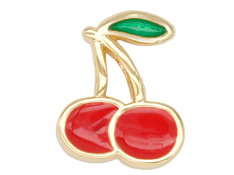 RODIO DORADO CENTRO CEREZA 12*10MM