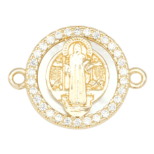 RODIO DORADO CENTRO SAN BENITO NACAR ZIRCON BLANCO 13*17M