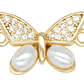 RODIO DORADO CENTRO MARIPOSA PERLA ZIRCON 10*16MM - thumbnail 1