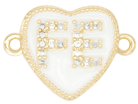 RODIO DORADO CENTRO CORAZON FE BLANCO ZIRCON 12*16MM