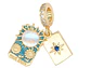RODIO DORADO DIJE CHARM SOL ESTRELLA 25*10MM - Miniatura 1