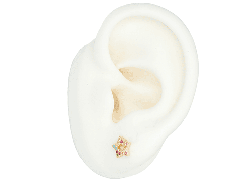 RODIO DORADO TOPO ESTRELLA ZIRCON MIX 7MM