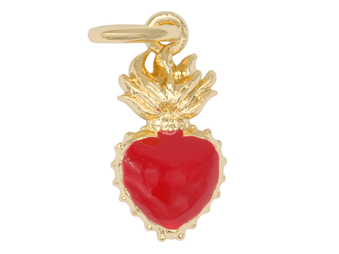 RODIO DORADO DIJE SAGRADO CORAZON 6*12MM