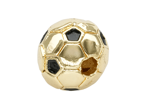 RODIO DORADO CENTRO BALON PARCHE NEGRO 8MM