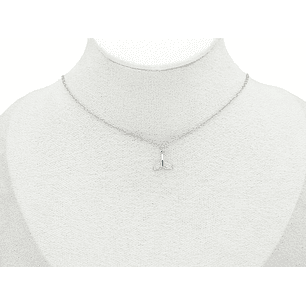 RODIO PLATEADO DIJE COLA SIRENA ZIRCON 11*11MM