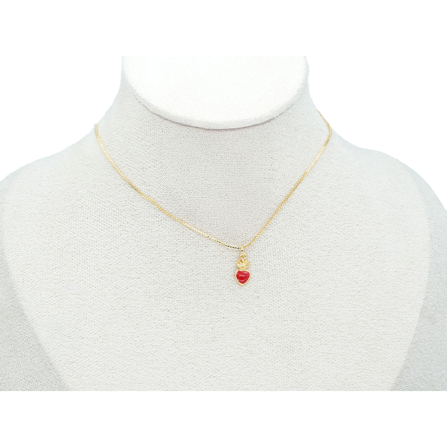 RODIO DORADO DIJE SAGRADO CORAZON 6*12MM 2