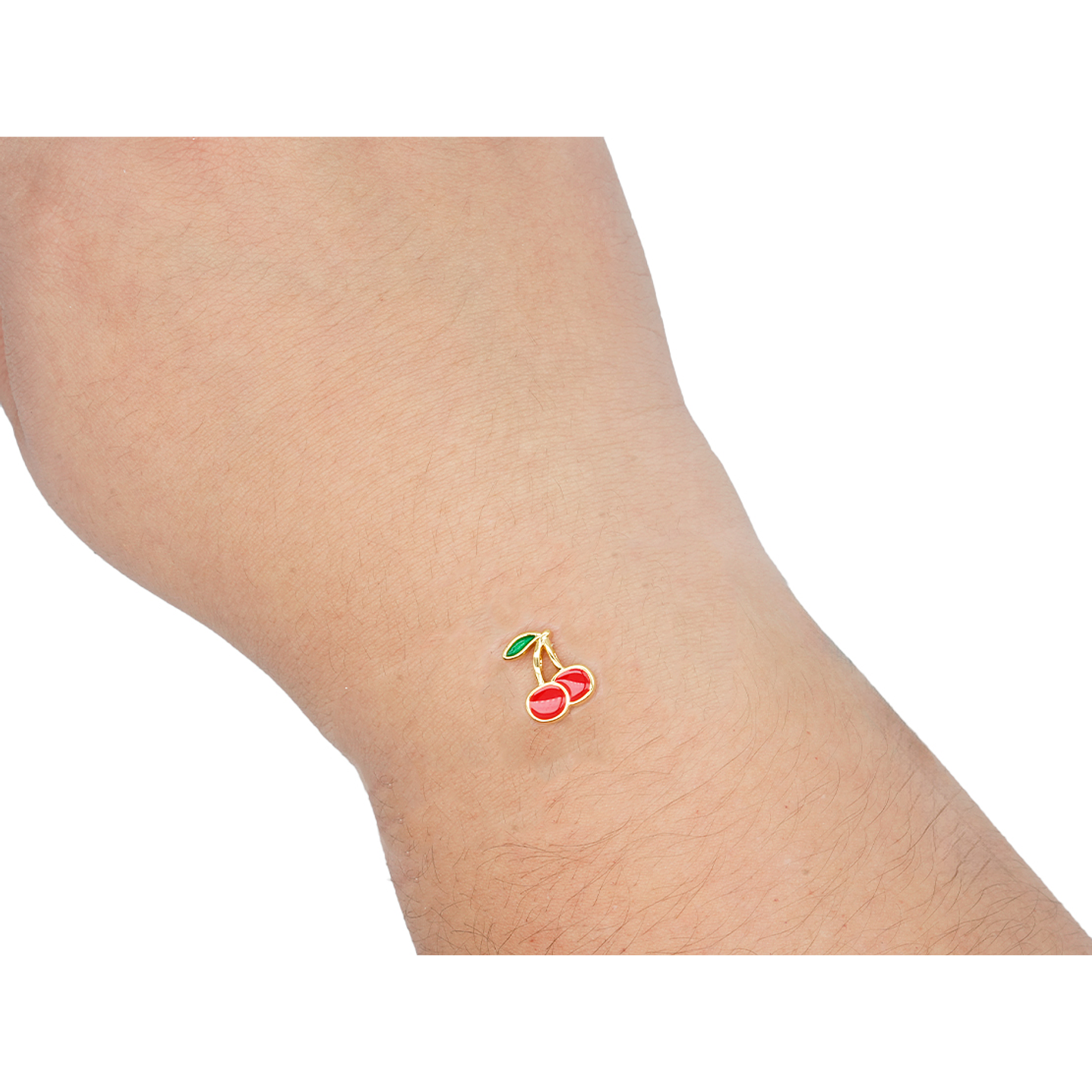 RODIO DORADO CENTRO CEREZA 12*10MM 2