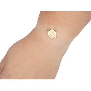 RODIO DORADO CENTRO SAN BENITO ZIRCON 14MM