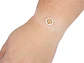 RODIO DORADO CENTRO FE ZIRCON BLANCO 13MM - Miniatura 2