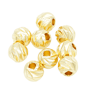 RODIO DORADO BALIN DIAMANTADO 6MM