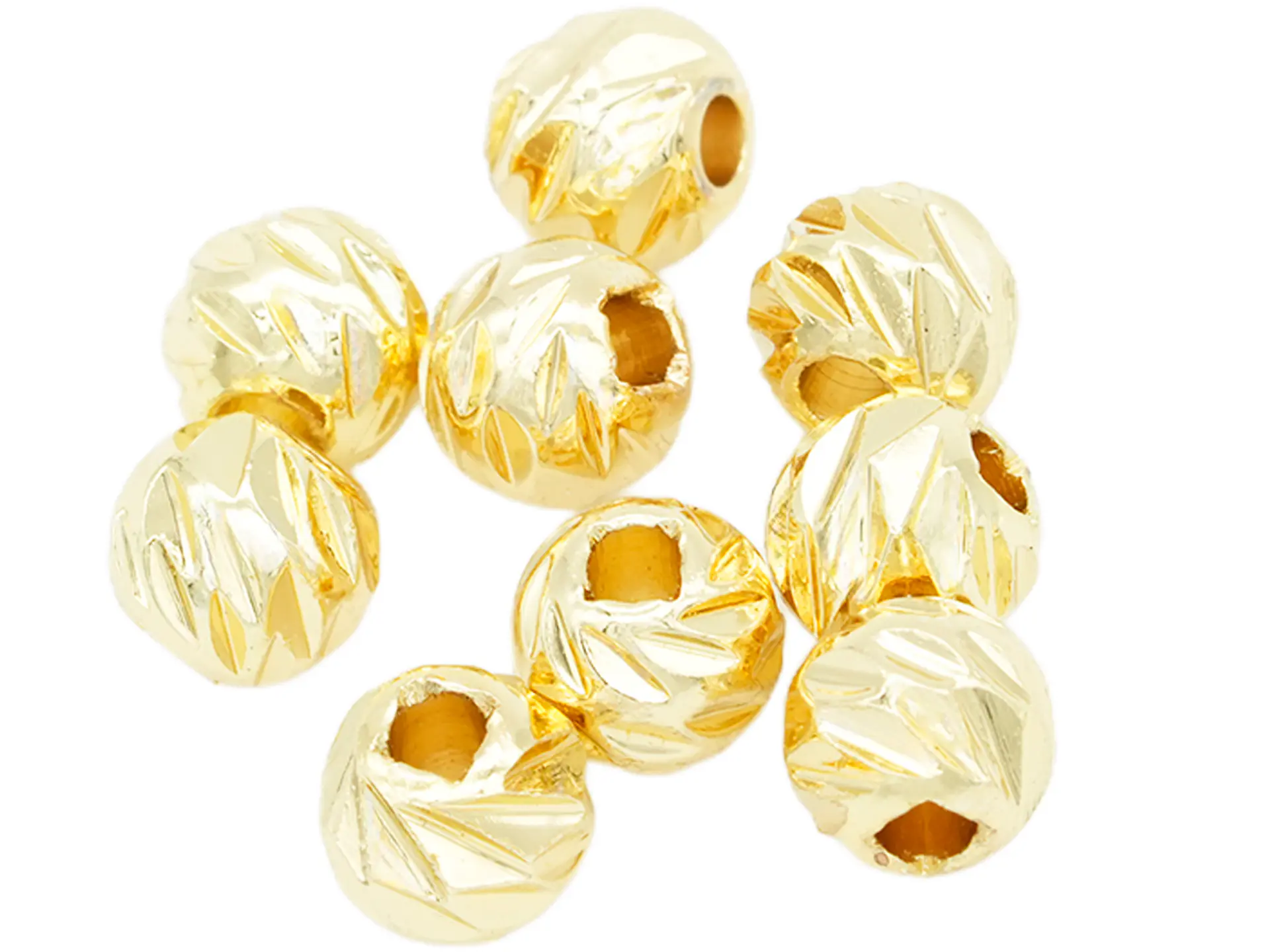RODIO DORADO BALIN DIAMANTADO 6MM 1
