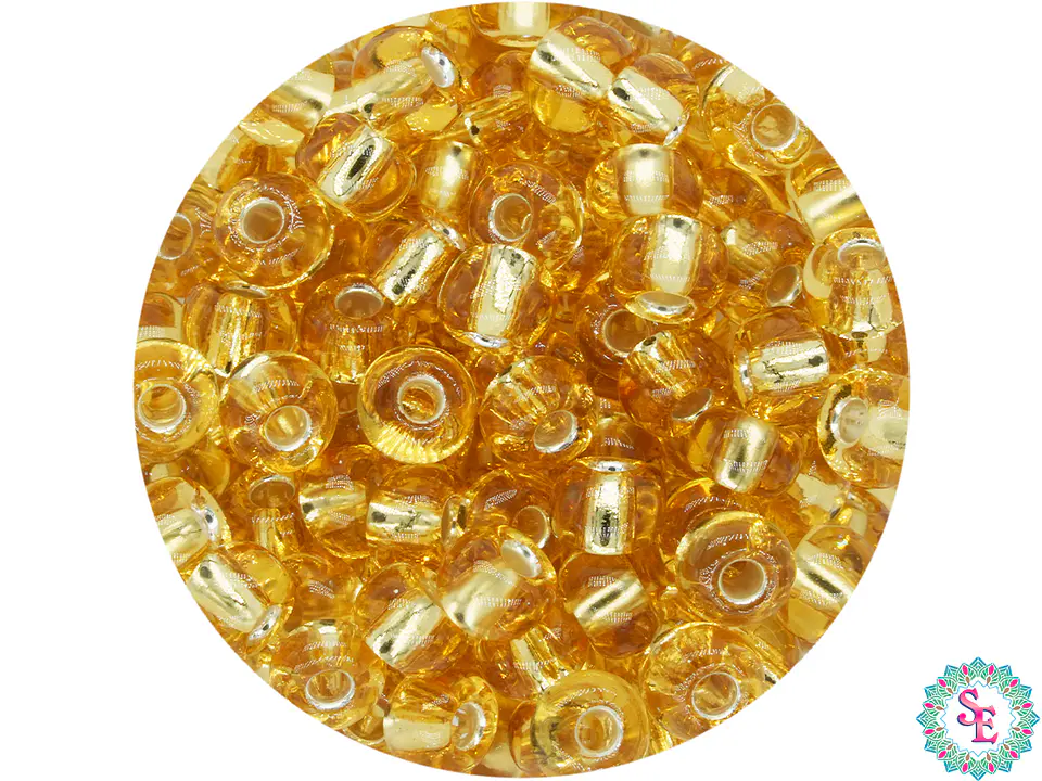 CZECH BEADS 8/0 (3MM) GOLDEN X 20 GRAMS (792 UND APPROX) 1