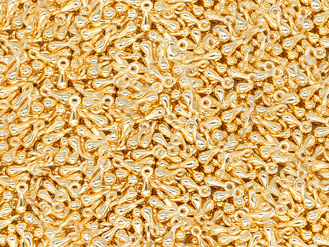 ORO GOLF  PLASTIMETAL DIJE LAGRIMA MINI 8MM 