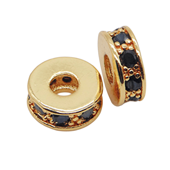 RODIO DORADO SEPARADOR DISCO 8M CIRCON NEGRO 1