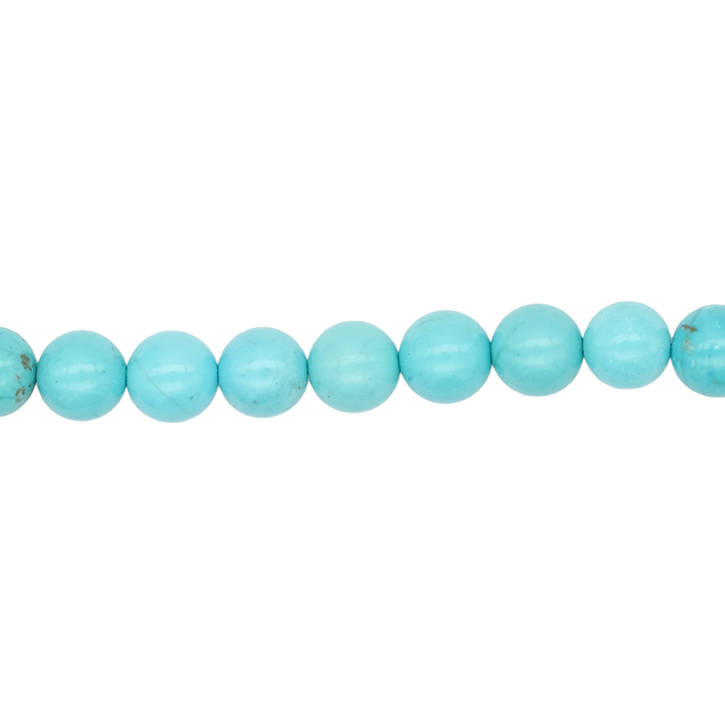 PIEDRA NATURAL LISA TURQUEZA # 6MM 1