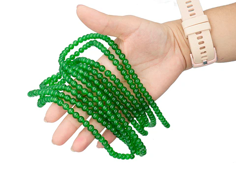 SARTA DE PIEDRA NATURAL LISA 6MM JADE 