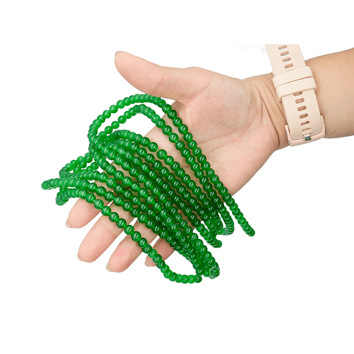 SARTA DE PIEDRA NATURAL LISA 6MM JADE  2