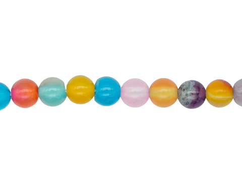 PIEDRA NATURAL LISA AGATA # 6MM MIX