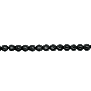 PIEDRA NATURAL LISA  # 4MM ONIX