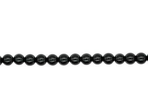 PIEDRA NATURAL LISA  # 4MM ONIX