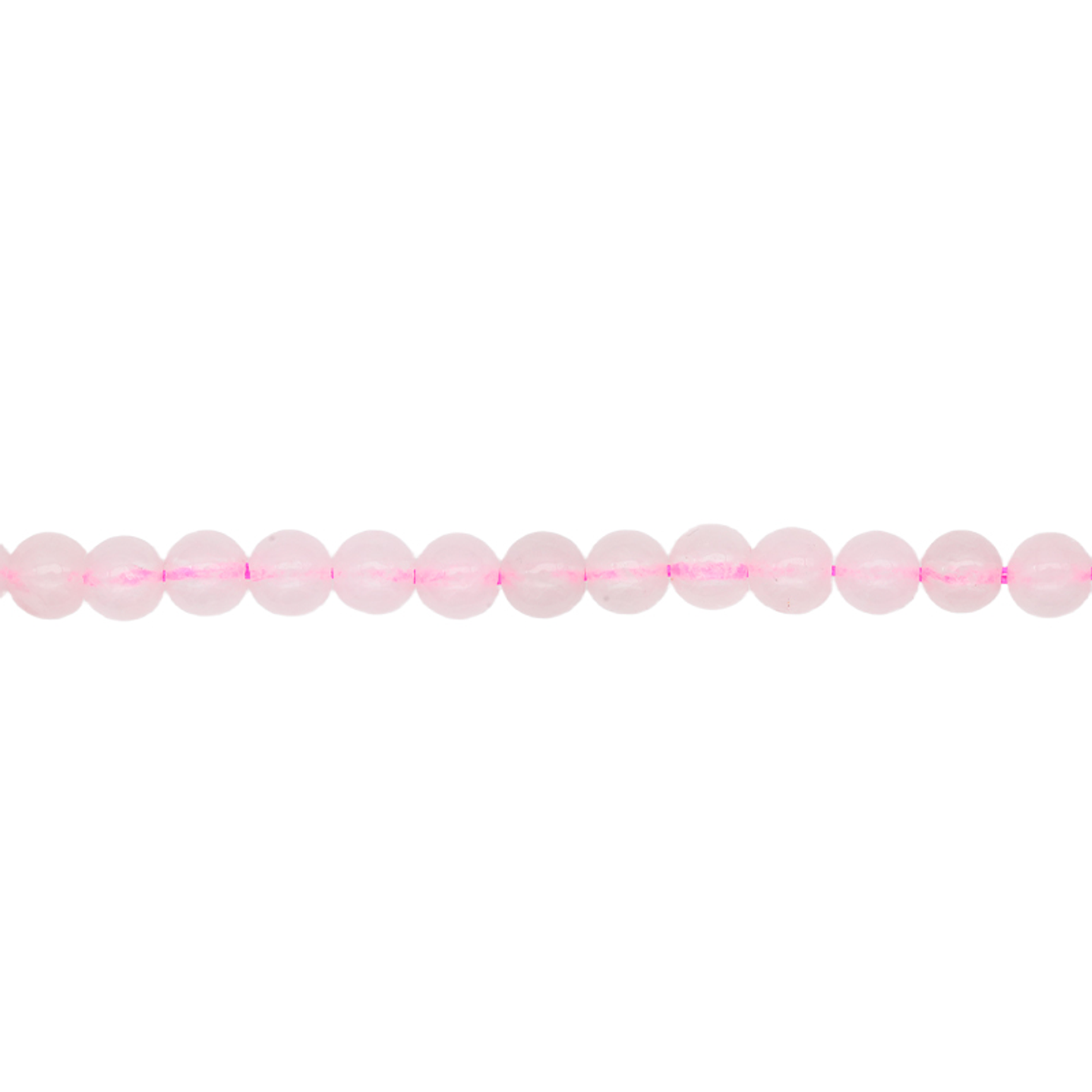 SARTA DE PIEDRA NATURAL LISA 4MM CUARZO ROSADO 1