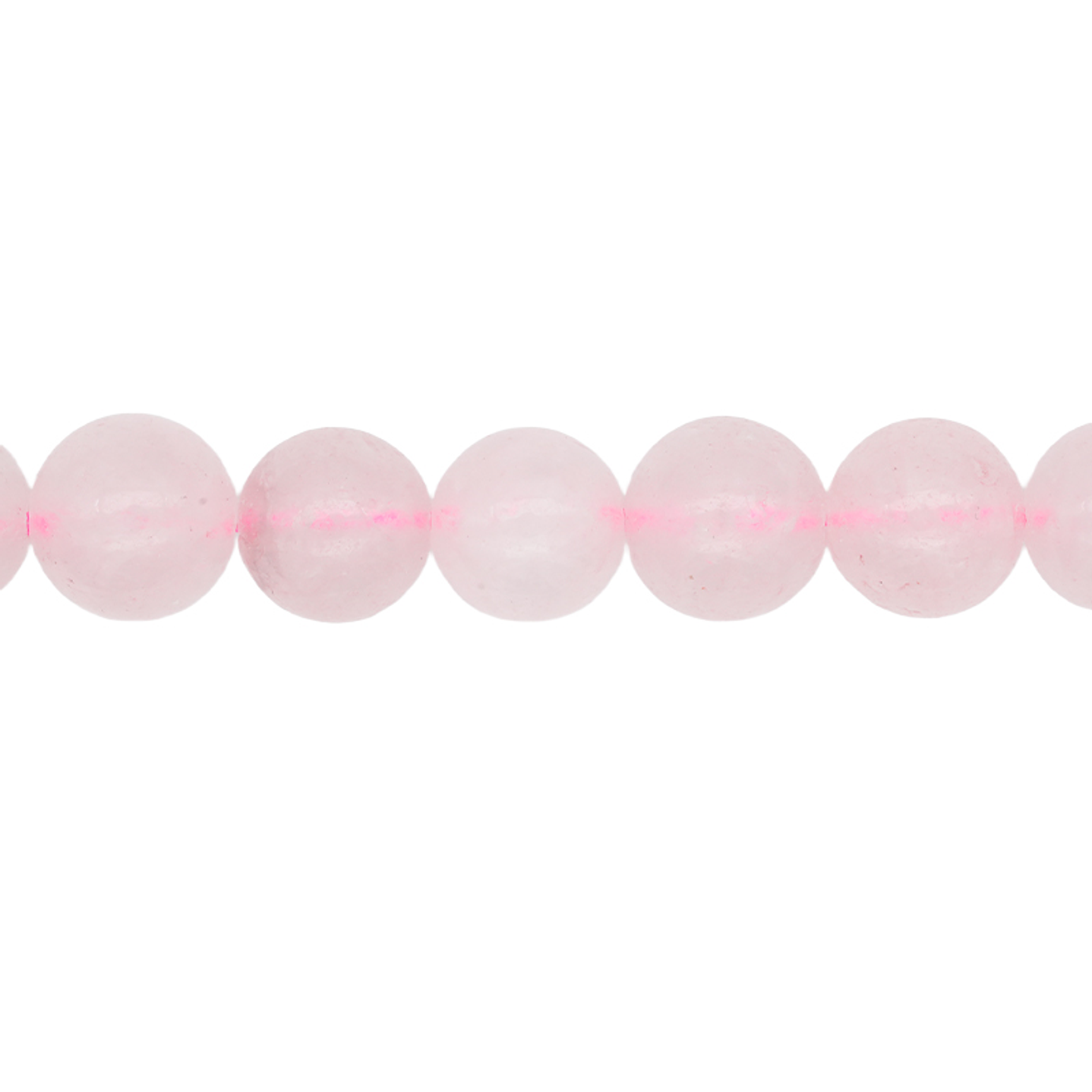 SARTA DE PIEDRA NATURAL LISA 8MM CUARZO ROSADO 1