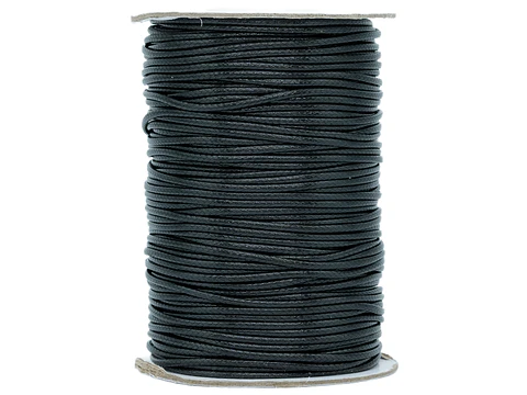 CORDON VIVORA NEGRO 1.5MM ROLLO *92METROS 