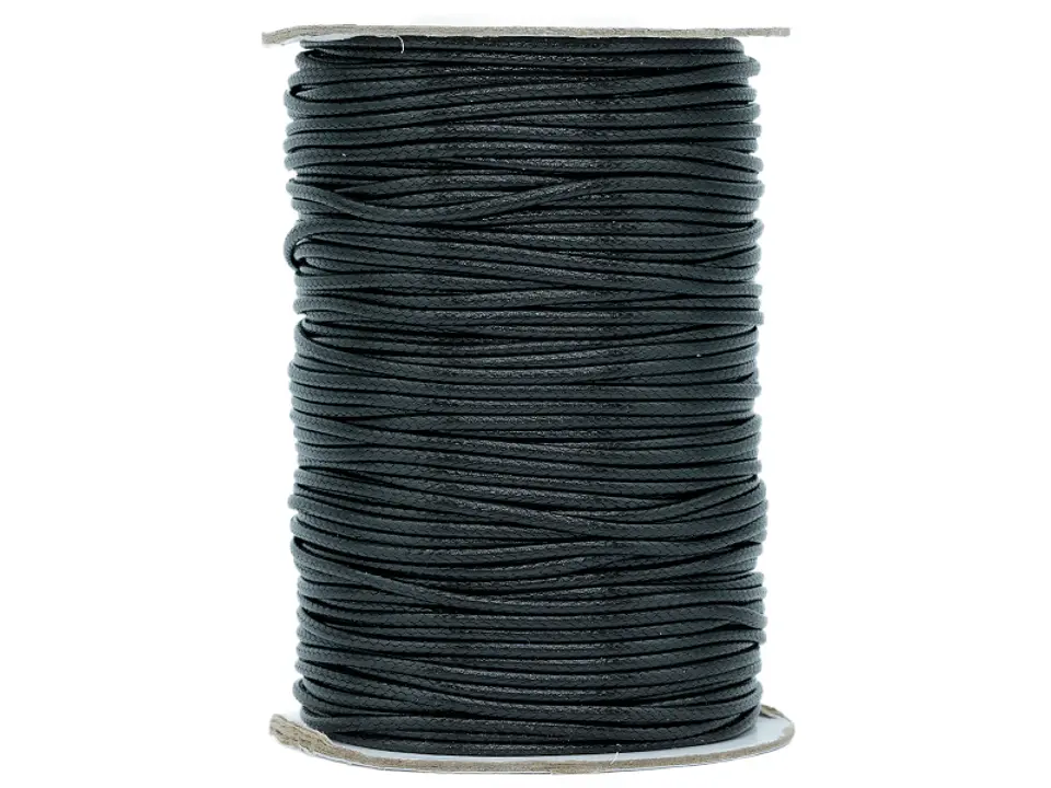 CORDON VIVORA NEGRO 1.5MM ROLLO *92METROS  1