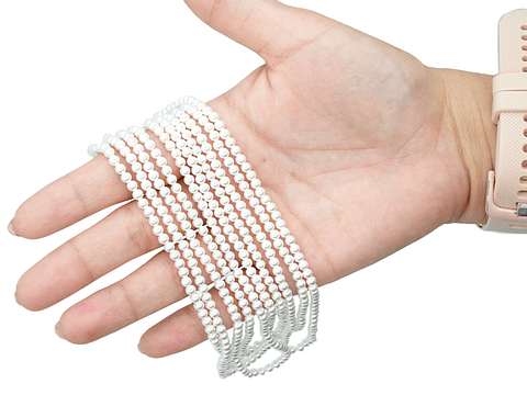 PERLA  CHELL # 3MM BLANCA  X 132 UND APROX 