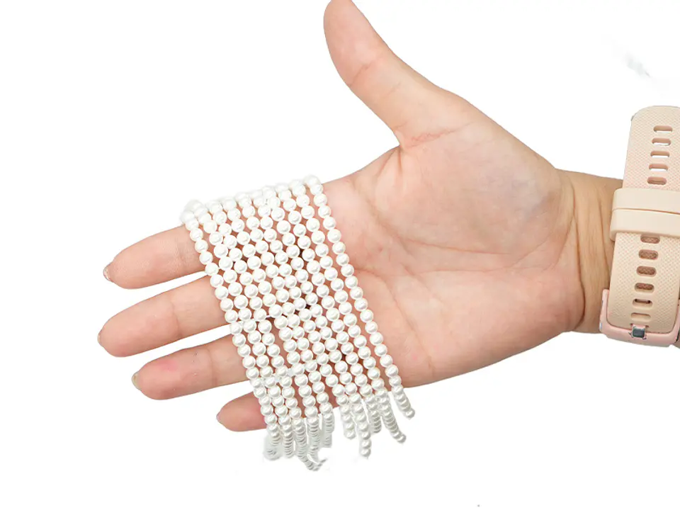 PERLA  CHELL # 4MM BLANCA  4