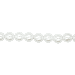 PERLA  CHELI # 6MM BLANCA 