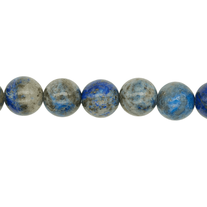 PIEDRA NATURAL LISA LAPIZ LASURI # 8MM 1