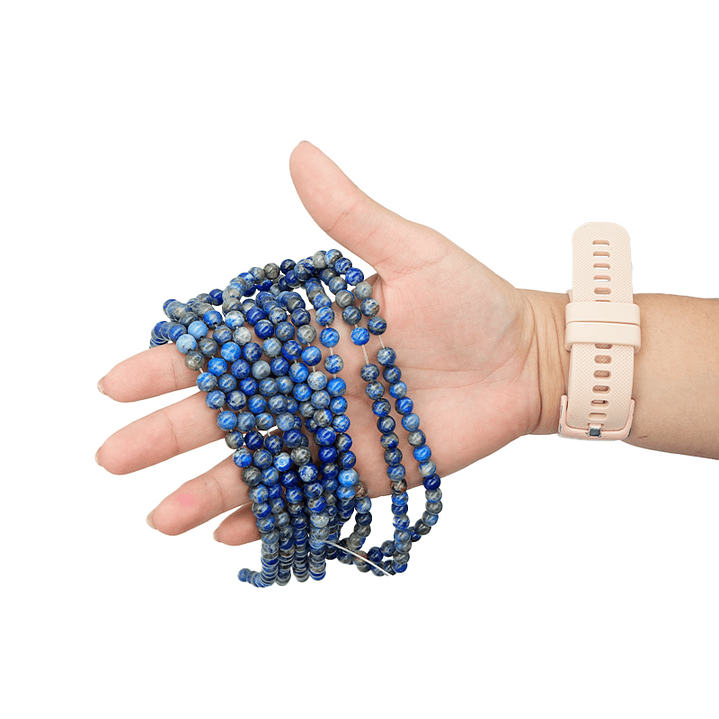 SARTA DE PIEDRA NATURAL LISA 6MM LAPISLAZULI 2