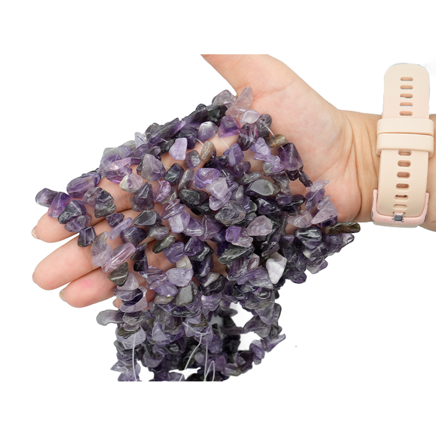 PIEDRA NATURAL GRANDE PICADA AMATISTA 8-12MM 2