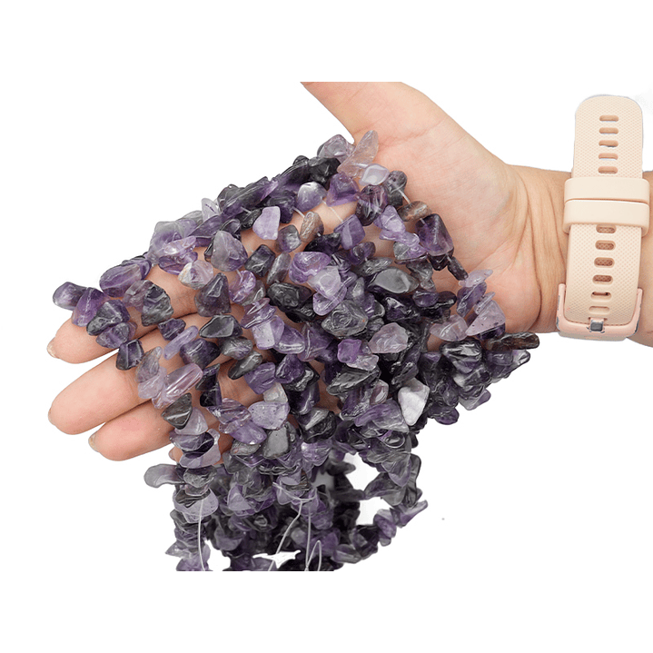 PIEDRA NATURAL GRANDE PICADA AMATISTA 8-12MM 2