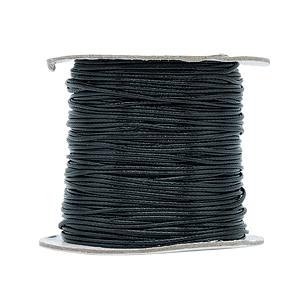 CORDON VIVORA NEGRO 1.0MM ROLLO*100YARDS 