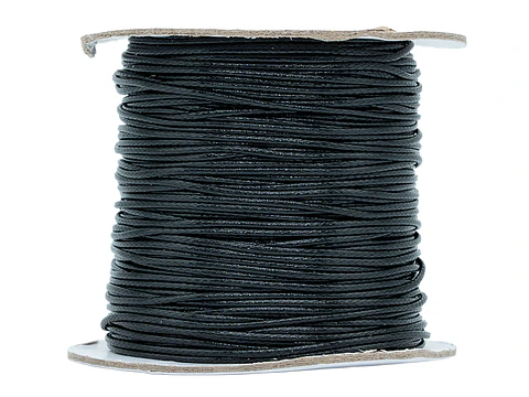 CORDON VIVORA NEGRO 1.0MM ROLLO*100YARDS 