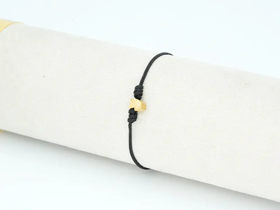 PULSERA DORADA ACERO CENTRO HILO 147 2